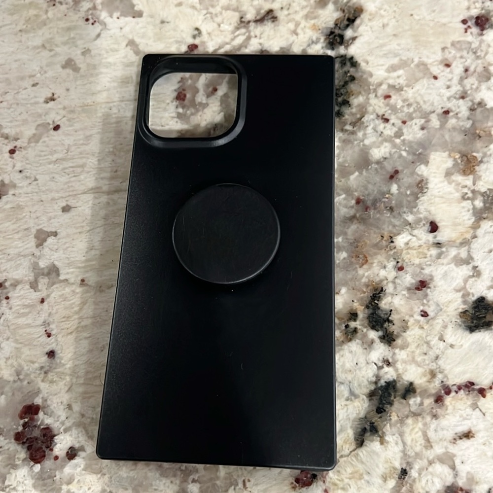 Black Flaunt 13 pro max phone case